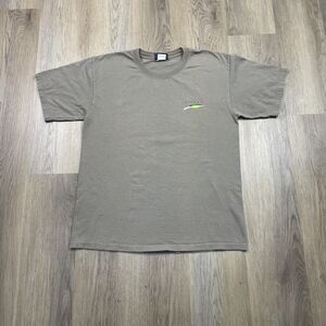 Speedo Shirt Mens Large Gray Fishing Lure Bass Graphic Outdoor Tee Short Sleeve